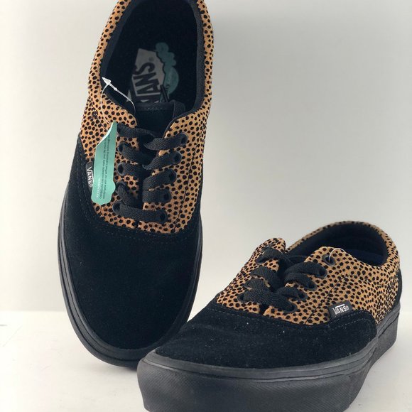 Vans Shoes - Vans Comfycush Old Skool Tiny Cheetah Black Shoes
